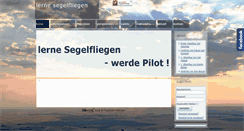 Desktop Screenshot of lerne-segelfliegen.ch